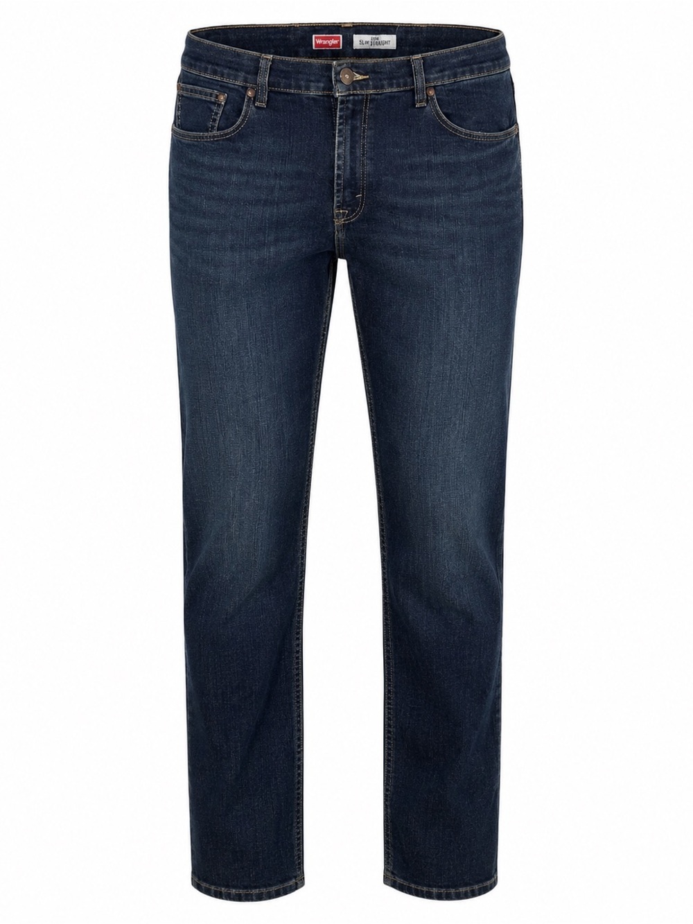 Wrangler Premium Quality Slim Straight Stretch Jeans Dark Wash Men’s 42x30